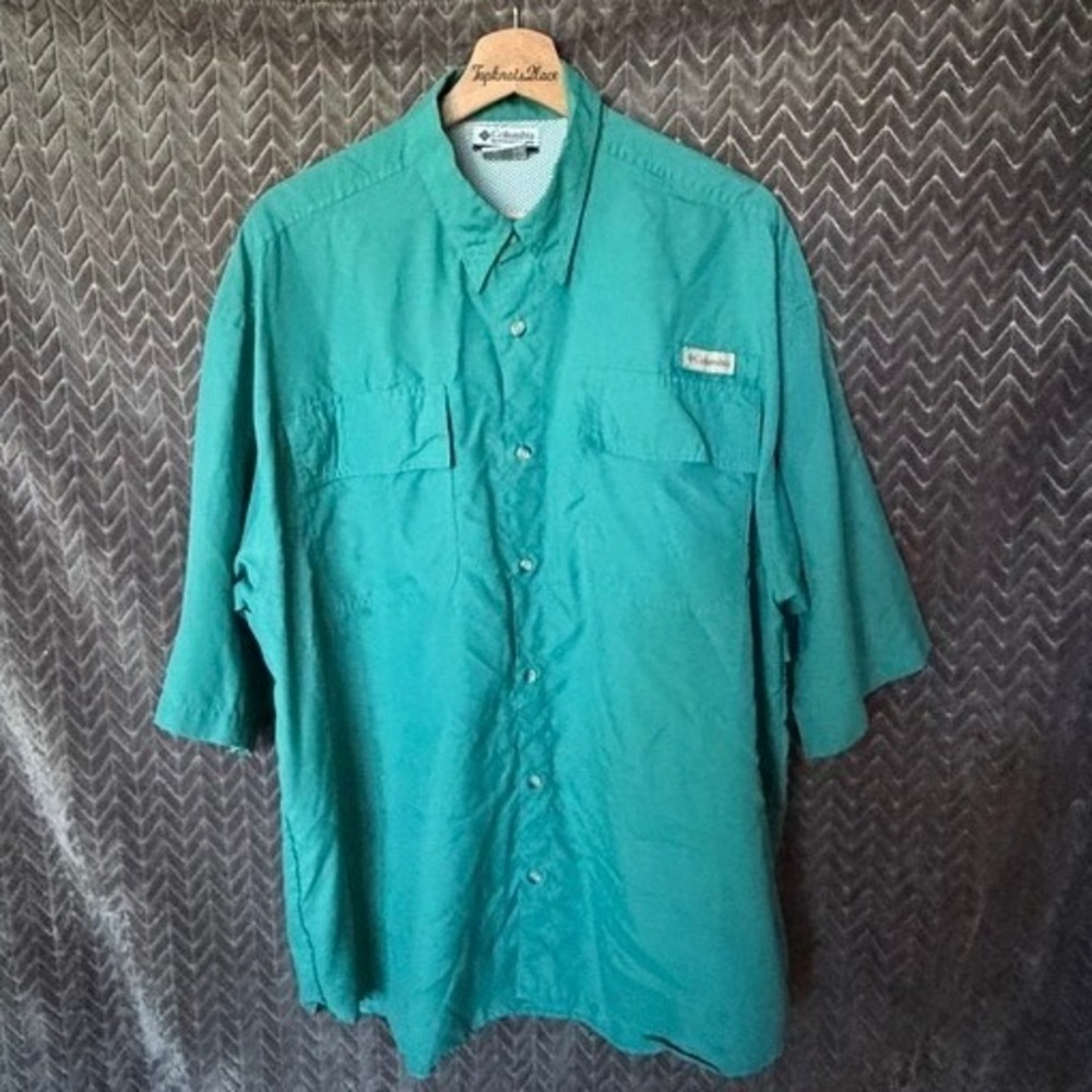 Columbia PFG Mens Short Sleeve Fishing Shirt - Picture 2 of 6